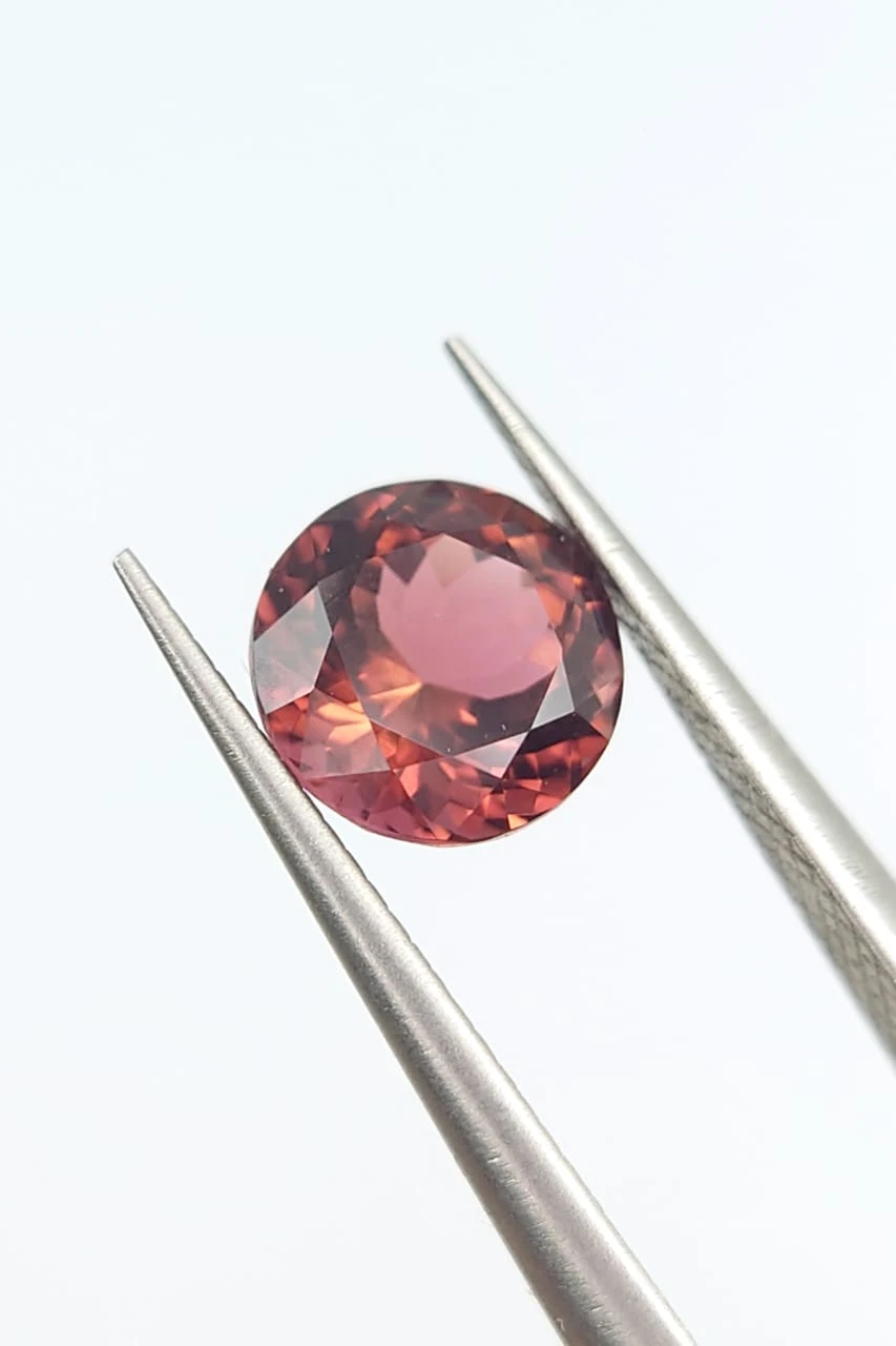 1.15ct Natural Tourmaline Round Cut Loose Gemstone from Afghanistan — view 2